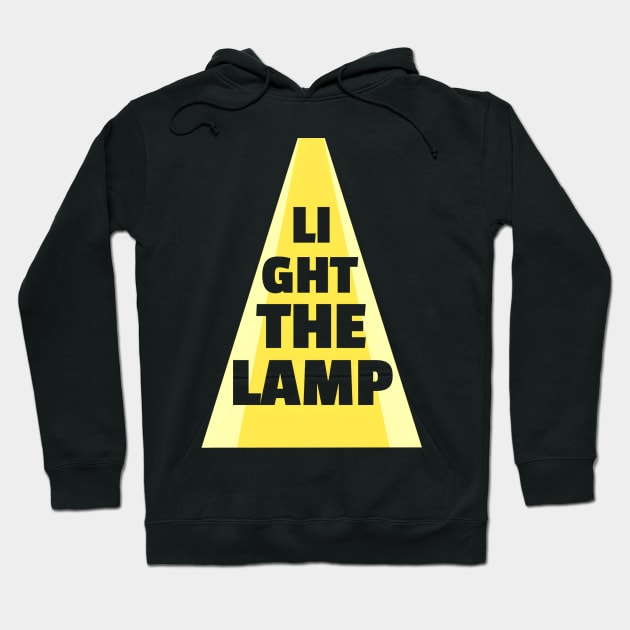 Light the lamp with yellow spotlight Hoodie by hakim91